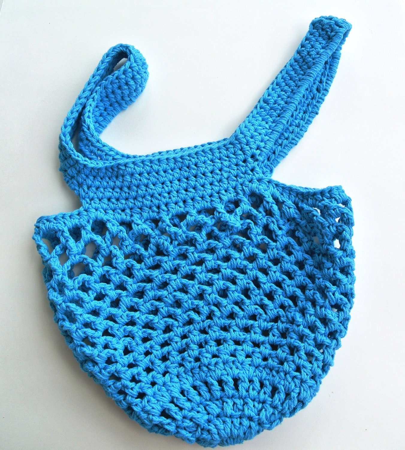 Market Bag Beach Tote Farmer's Market - Contoured Straps - All Cotton