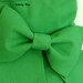 SALE 10% Green Canvas Bag / Tote / Handbag / Shoulder Bag / Bow Purse / Weddings gift