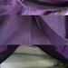 Buy 2 Get 10% off - Last One - SALE Purple Purse - Canvas Tote Bag with Flower Print Ribbon - Zippered Purse - Limited Edition