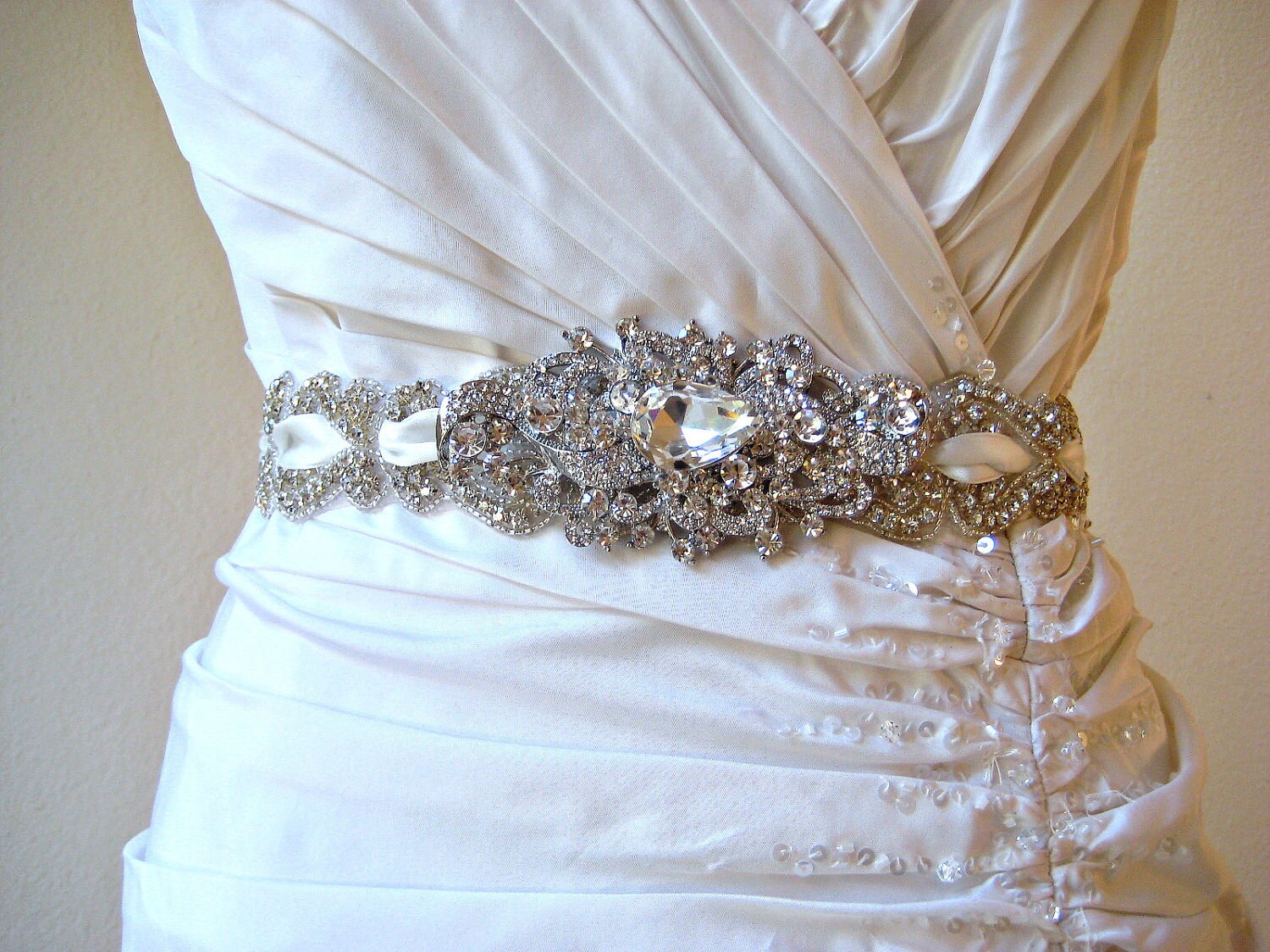 Crystal Sash Belt