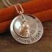 Hand Stamped Mommy Necklace - Sterling Silver Personalized Jewelry - Simplicity Double Family Cup