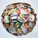 Artichoke Colorful Cartoon Pendant Light - Hanging Paper Lantern - Shade Only