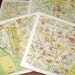 Rome Road Map Coasters...Set of 4...For Drinks or Candles...Full Cork Bottoms NOT Felt