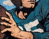 Vintage Football Player 1