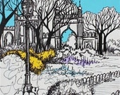 SIGNED PRINT Pavilion Gardens
