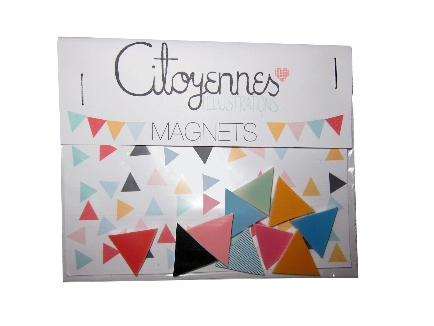 10 MAGNETS- "Triangles"