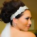 Bridal  Crystal Headband- Vintage l'amour, bridal head piece