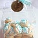 Monogram Cookie Nibbles - 5 Dozen Miniature Vanilla Sugar Cookies