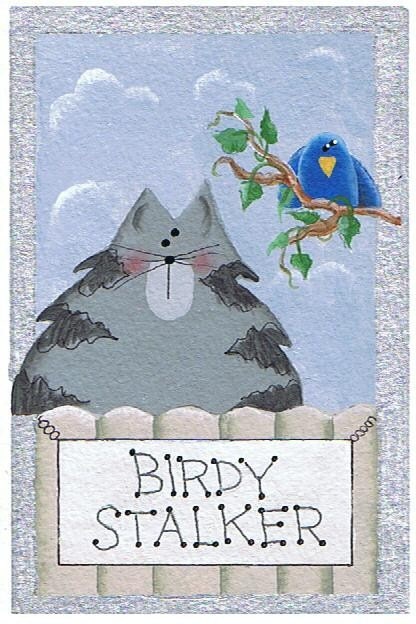 Cat Magnet-Birdy Stalker-June Theme