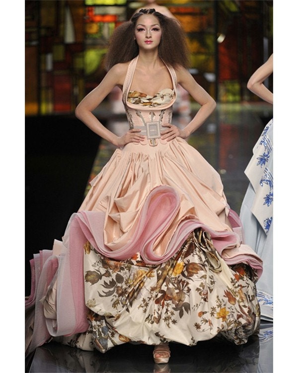 Dior Couture fashion illustration