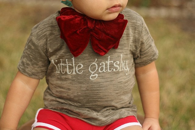 LAST ONE Little Gatsby Baby Burnout T Shirt 4T