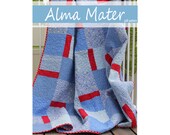 Alma Mater - a Twin size PDF Quilt Pattern  - Fat Quarter Friendly