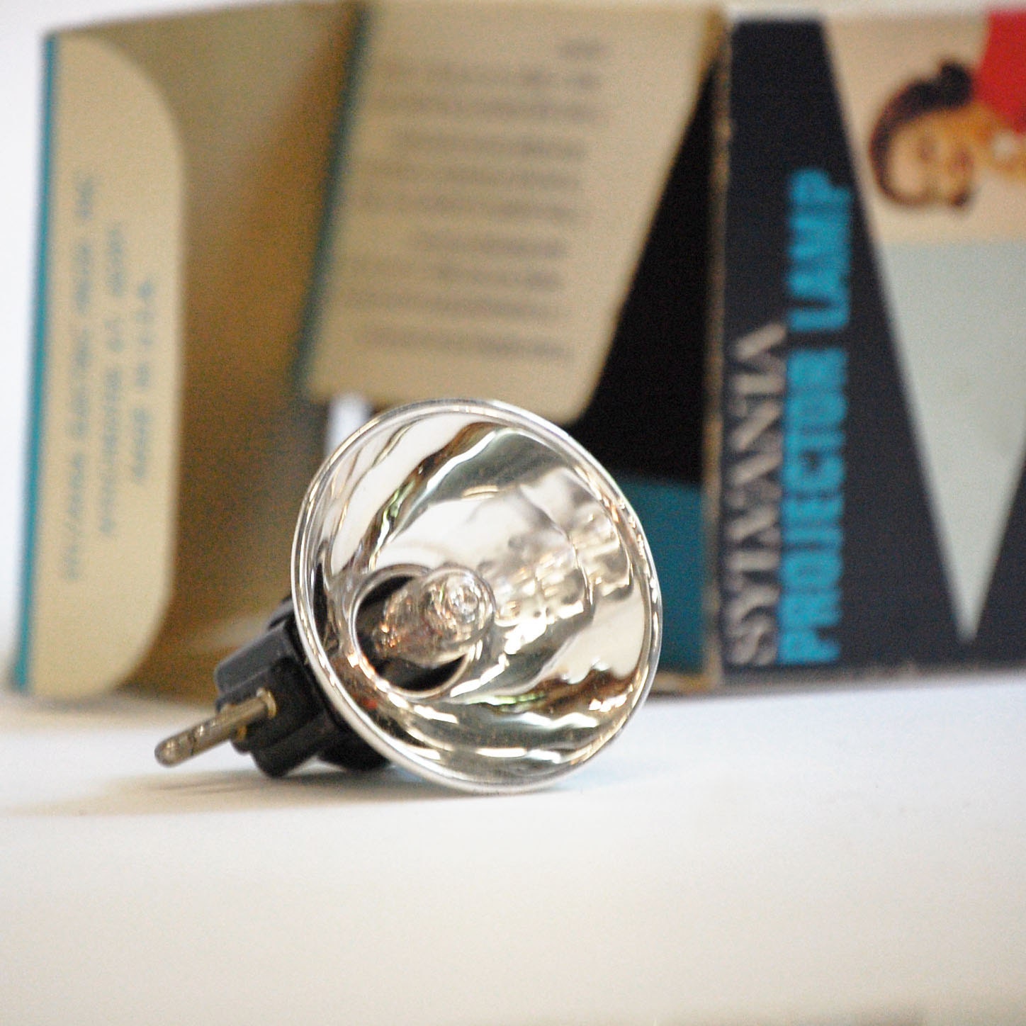 Mid Century Movie Projector Lamp Bulb Sylvania Halogen