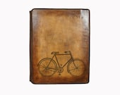 iPad 2,3,4 Leather Cover  - Bike