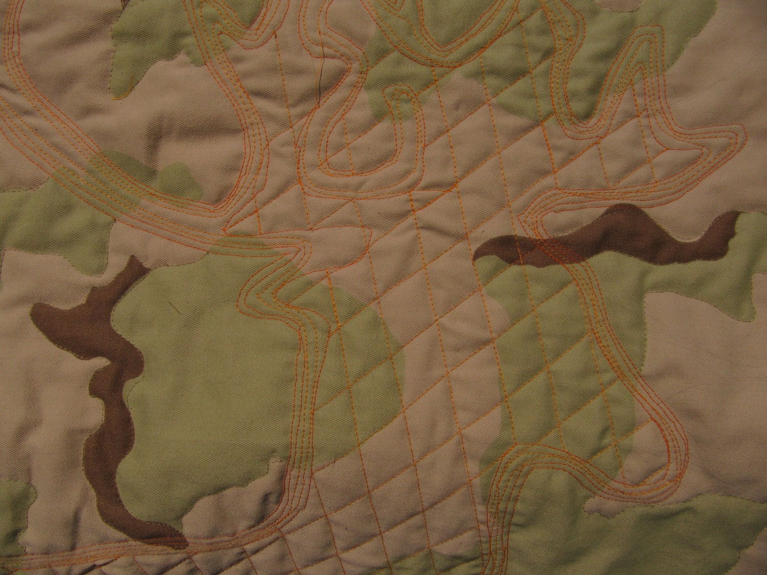 Camo Deer Hunting Baby Boy Quilt