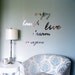 Mirror Wall Decor 'Relax' - signage, word sign, handwriting, typography