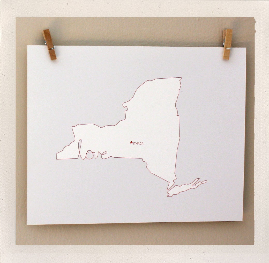 custom state salutations / you pick your state / custom 8x10 color print
