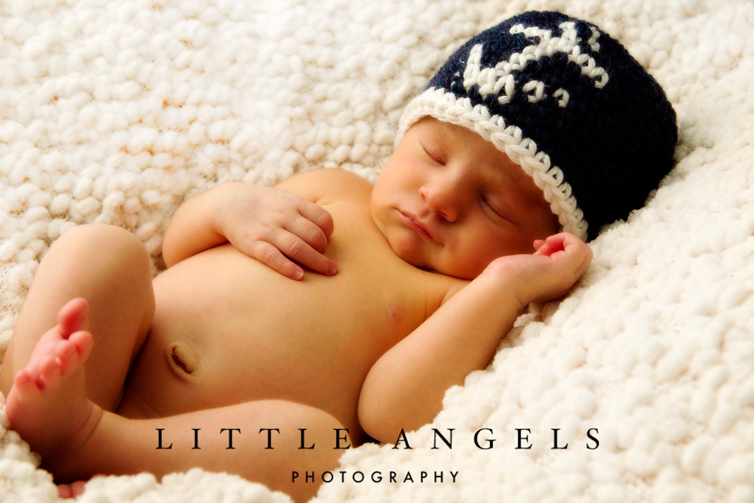 Anchor Beanie Crochet Baby Hat Pattern (356)