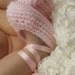 Ballet Slippers Pointe Shoes Crochet Booties Pattern (524)