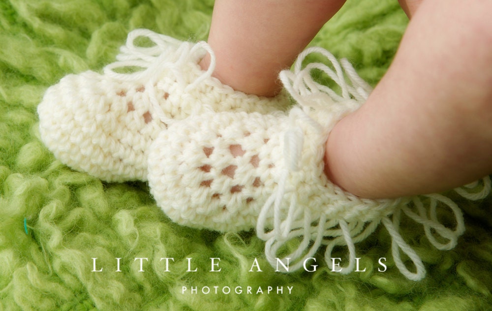 Loopy Moccasins Crochet Booties Pattern (309)