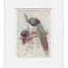 PEACOCK - ARTWORK printed on Repurposed Vintage Dictionary page -Upcycled Book Print