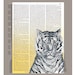 TIGER -ORIGINAL ARTWORK printed on Repurposed Vintage Dictionary page 8x10 -Upcycled Book Print