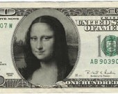 Personalized 100 dollar novelty gag gift men's women's