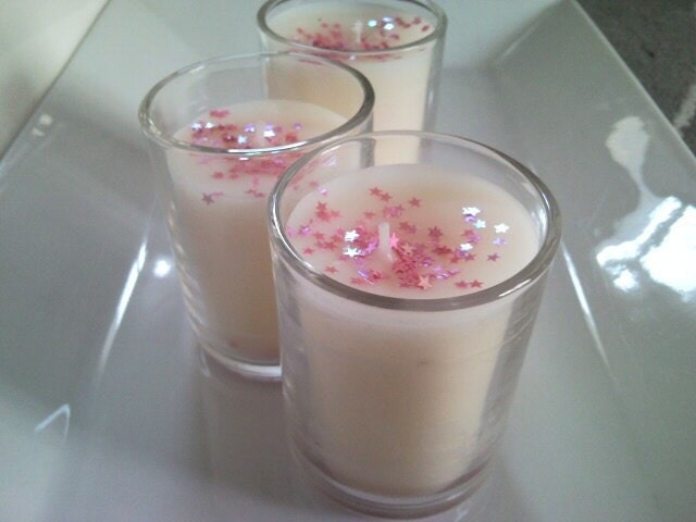 Set of Three Lavender Candles