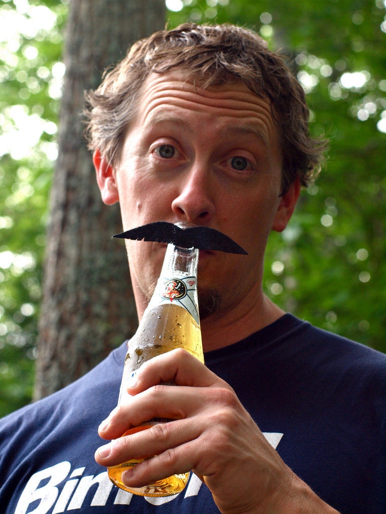 Mustache Shaped Beer Markers - Six Pack (Girl Party)