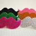 Mustache Shaped Beer Markers - Six Pack (Glitter)