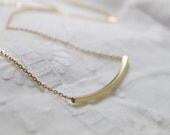 Simple square Tube Necklace - S2125-2