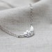 Dainty simple Feather Necklace - S2172-1