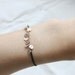 Cute Skull chain with Black chain bracelet - S3193
