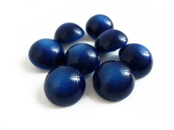 Dark Blue Vintage Buttons