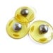 3 Yellow Buttons, Silver & Yellow Buttons, Clear Yellow Buttons