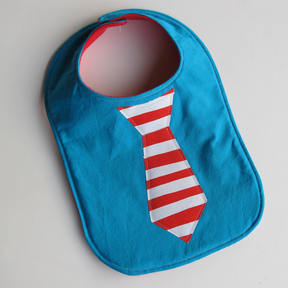 Dr. Seuss tie bib for birthday parties or everyday use
