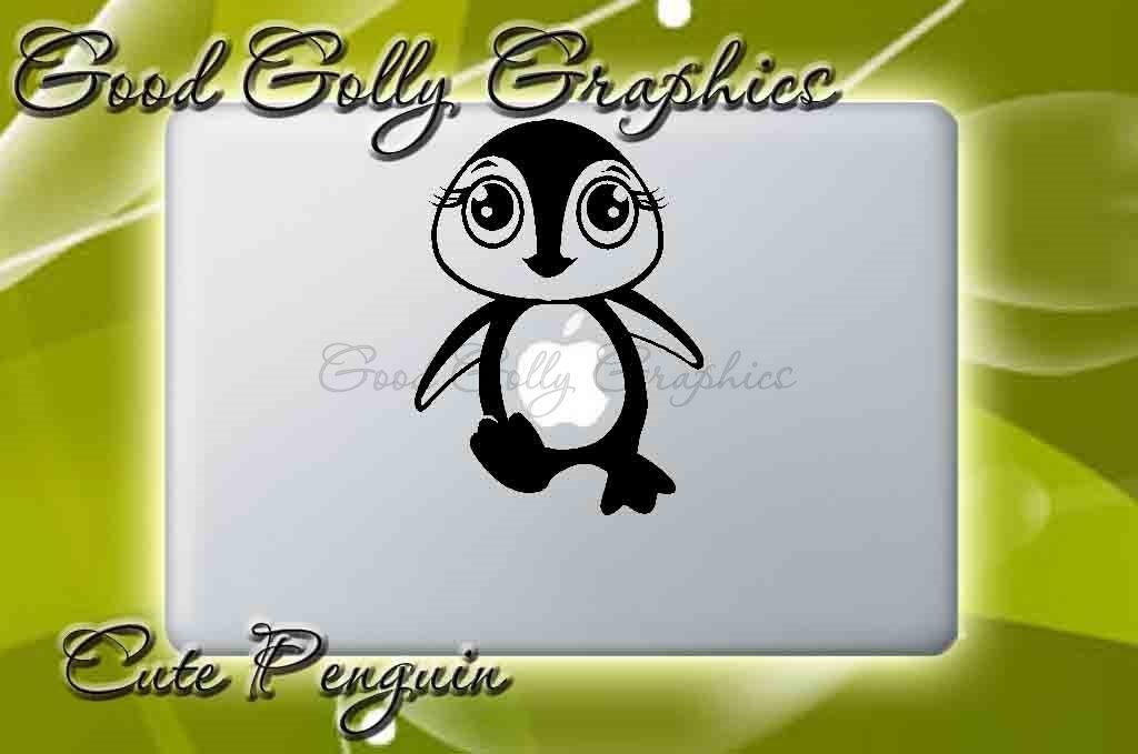 Cute penguin vinyl decal