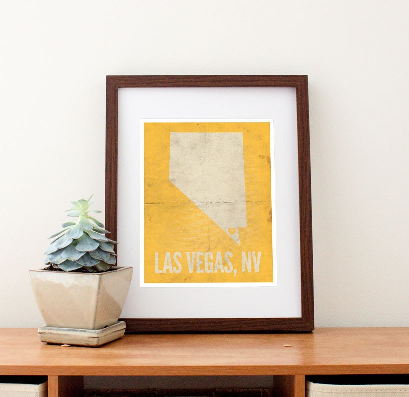 Las Vegas, Nevada Love Print, 8" x 10"