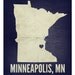 Minneapolis, MN Love Print, 11" x 14"