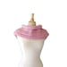 Pastel Pink Wool Blend Cowl, Winter Fashion Accessories