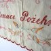 vintage embroidered cloth wedding banner