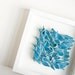 Fish sculptural wall art, ceramic tile, nautical, modern, nature inspired home decor, white and blue wall hanging by karoArt, Ireland