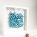Fish sculptural wall art, ceramic tile, nautical, modern, nature inspired home decor, white and blue wall hanging by karoArt, Ireland