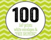 100 PRINTED INVITATIONS