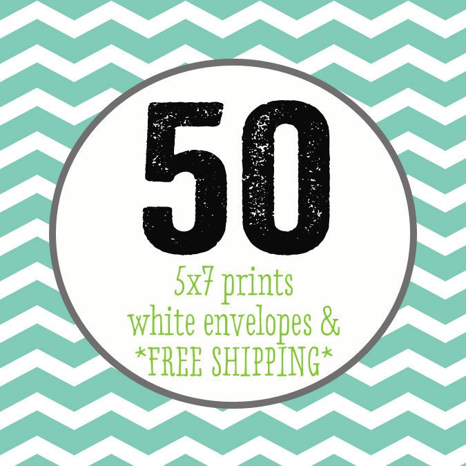 50 PRINTED INVITATIONS