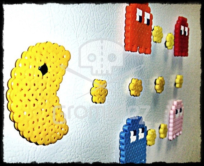 Pacman Magnet Set
