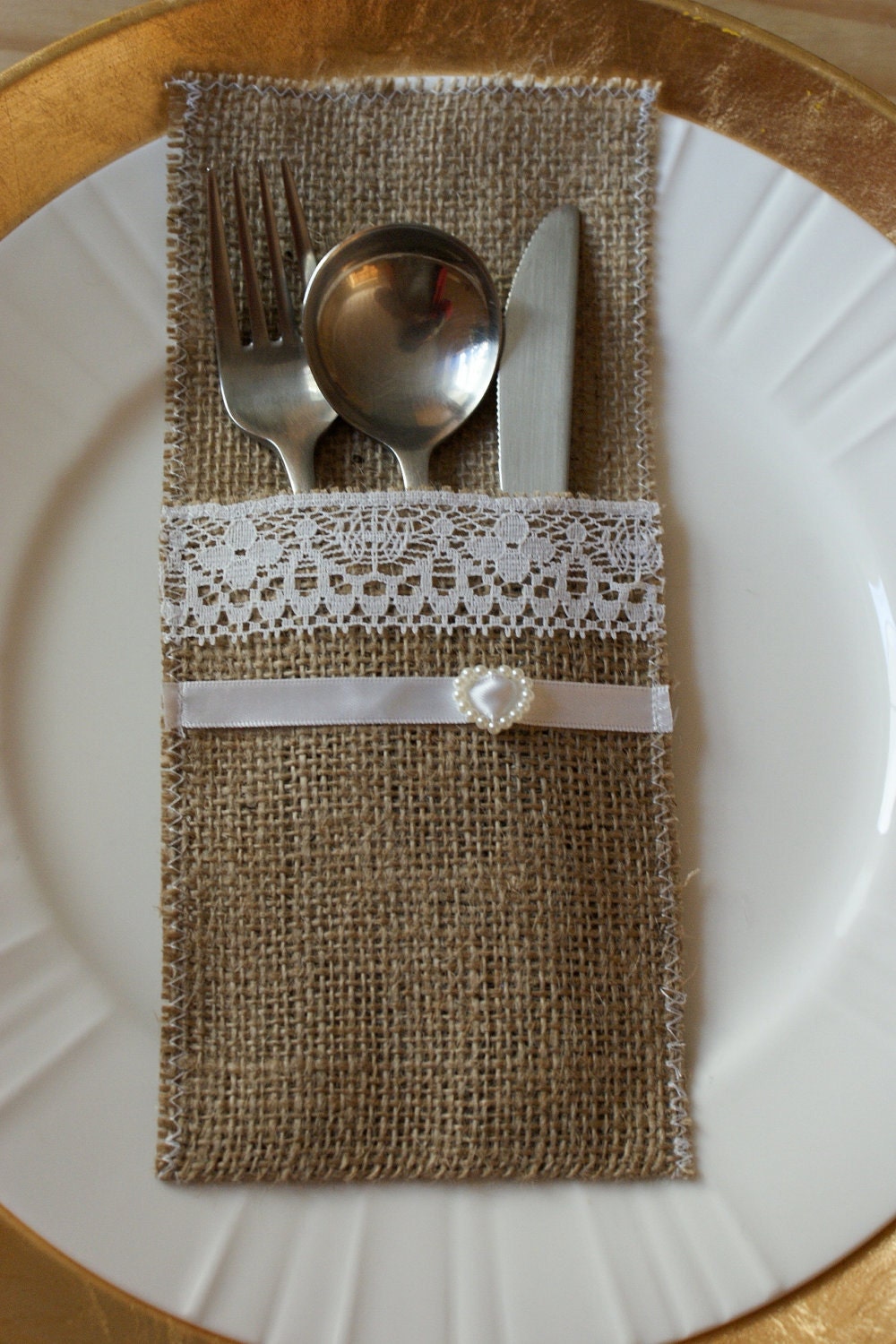Sample silverware holder