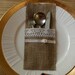 Sample silverware holder