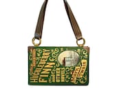 Mark Twain Book Purse Clutch or Handbag - Decadence Bookpurse clutch - Huckleberry Finn and other novels
