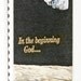 1969 Apollo 8 In the Beginning God...  US Postage Stamp Enlarged on Canvas